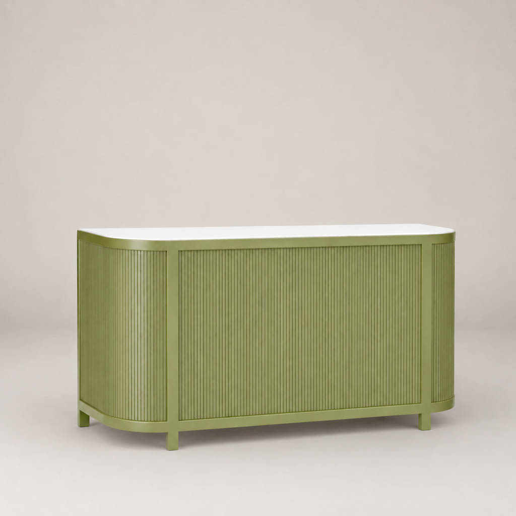 Reece 6' Moss Tambour Bar in Moss