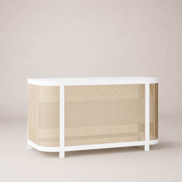 Reece 6' Cane Bar in White