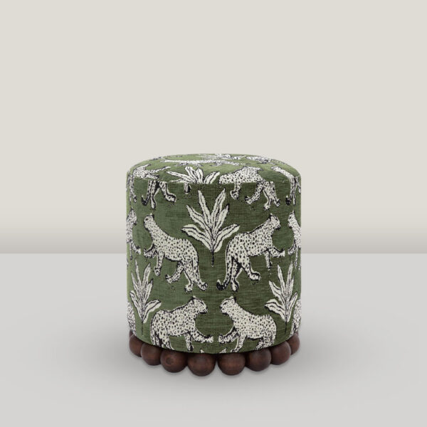 Mara Olive Green Ottoman
