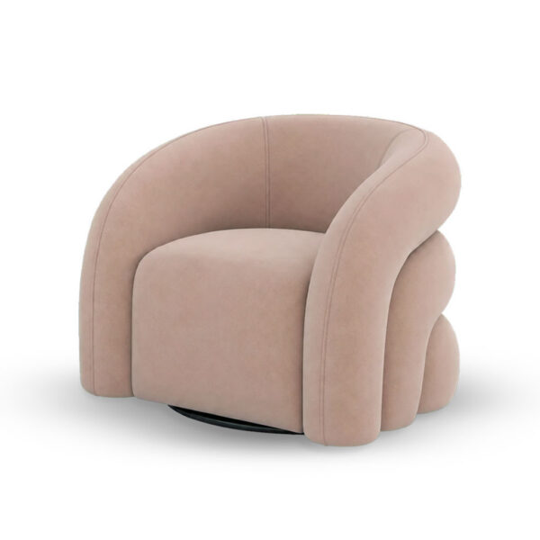 Paloma Blush Swivel Chair